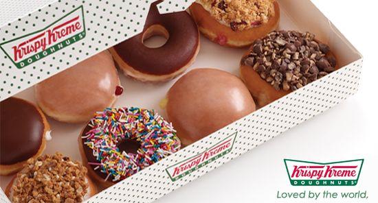 Donas americanas gourmet Krispy Kreme surtidas 12 piezas