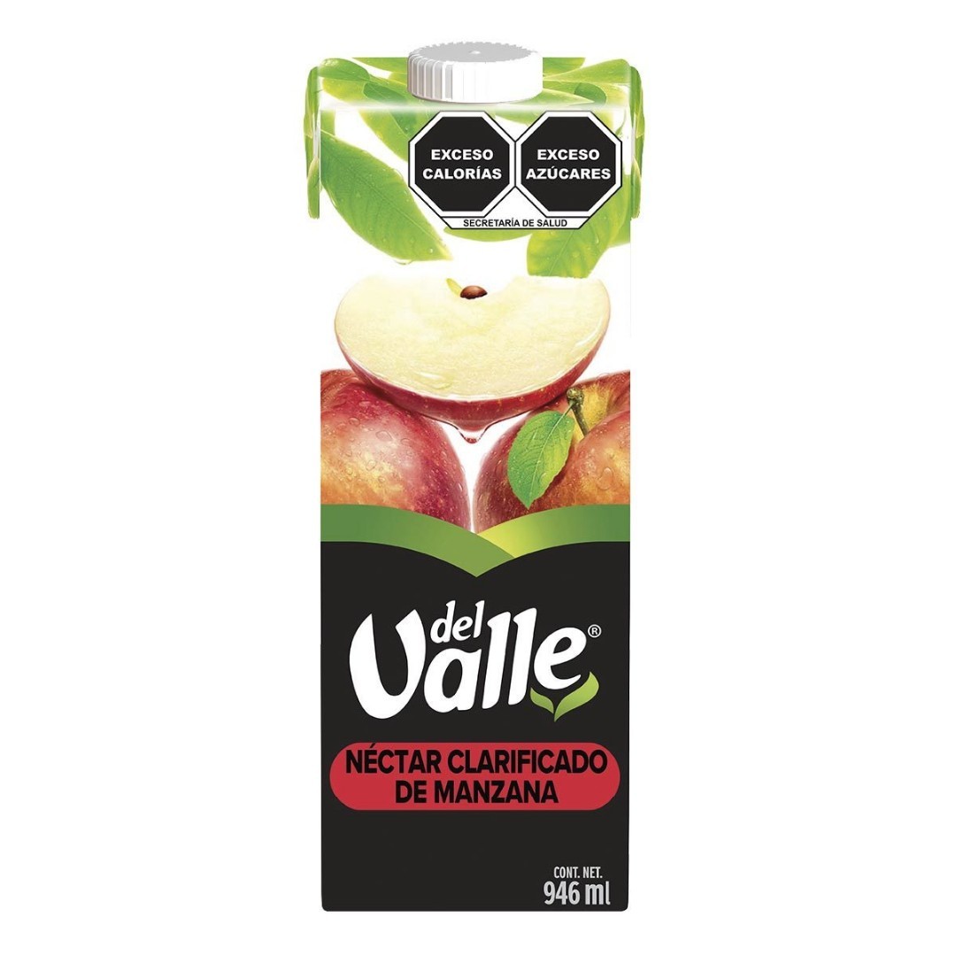 Jugo de manzana roja de alta calidad Del Valle 1 litro