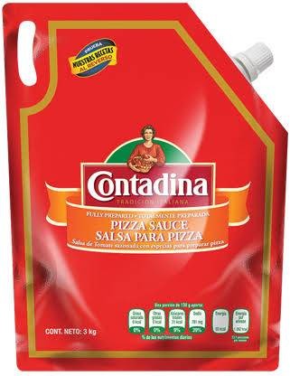Salsa preparada para pizza,Cortadina 3 KG