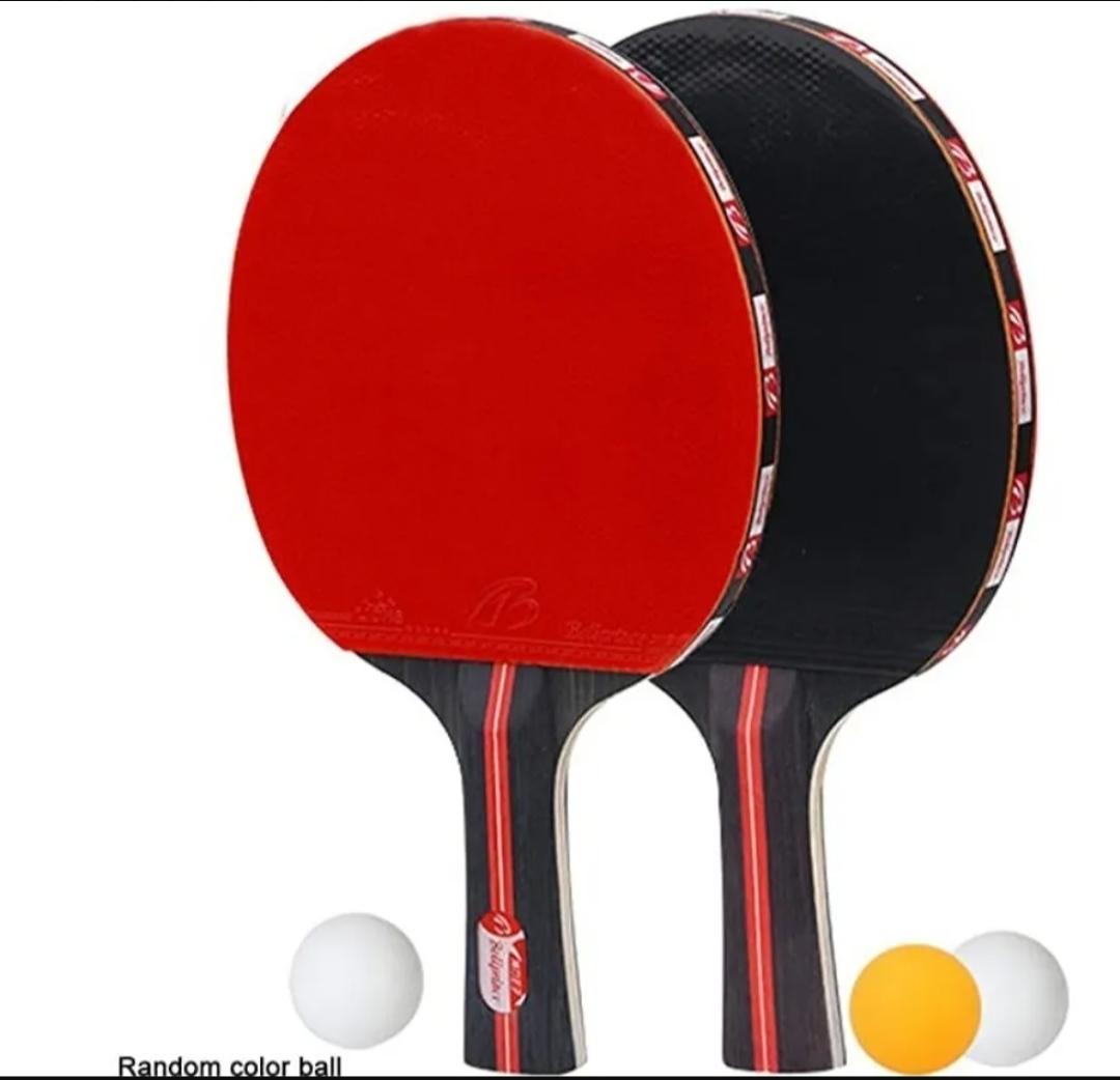Set de ping pong Bolliprince semi pro, 2 raquetas y 3 pelotas