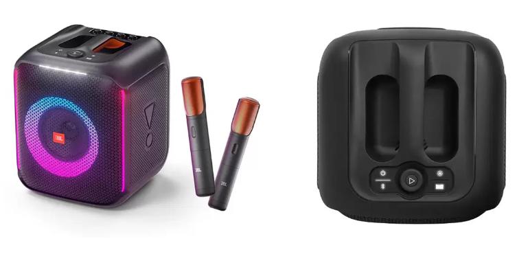 Bocina Bluetooth JBL Partybox Encore + 2 micrófonos 110-220 ACV