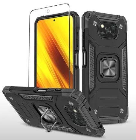 Funda para Poco X3 + vidrio templado