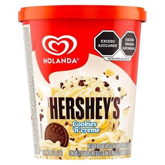 Helado Hershey's sabor galleta y crema 1 L