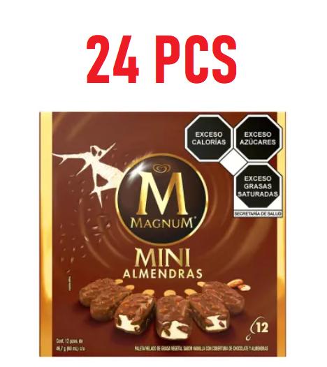 Helado Magnum tipo paleta sabor vainilla cubierto de chocolate 18 piezas Kirkland