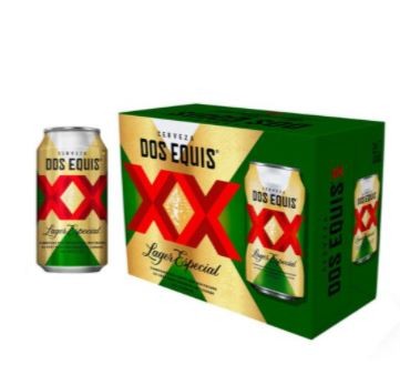 XX LAGER , 24 latas de 355mL