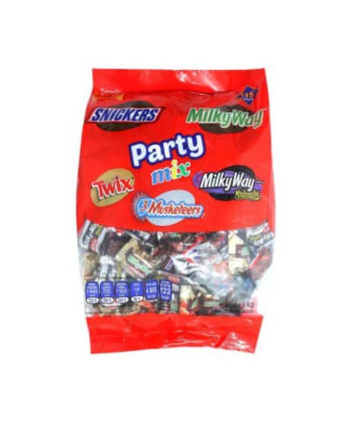 Mini chocolates surtidos Snicker, milkyway ,twix y más (115 pz) 1kg