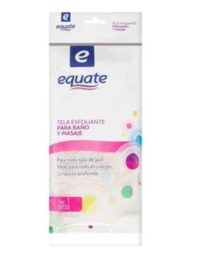 Esponja exfoliante Equate para el cuerpo 1 pieza