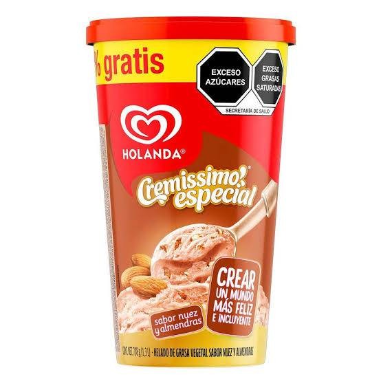 Helado de almendra y nuez Holanda 1 L
