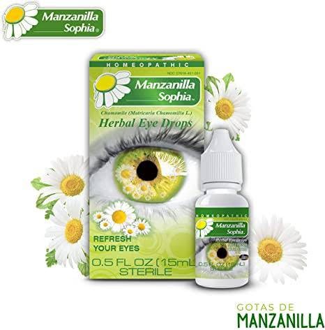 Gotas para los ojos de manzanilla 15 ml
