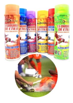 Aerosol de cloruro de etilo paquete de 3 piezas de 500 g cada una