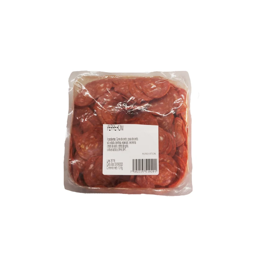 Pepperoni rebanado 1 kg