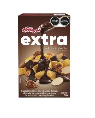 Kellogg's Extra Cereal Chocolate Flavor con almendras 765 g