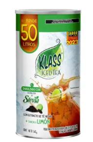 Polvo para preparar bebida con extracto de té negro y sabor a limón 560 g rinde hasta 50 litros