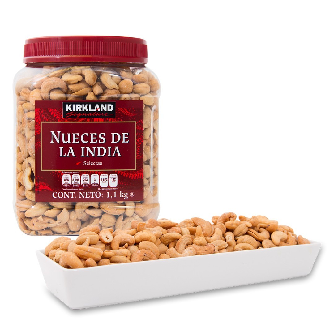 Nuez de la india salada Kirkland 1.13 kg