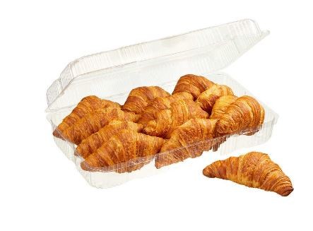 Croissants de mantequilla recién horneados paquete de 12 piezas