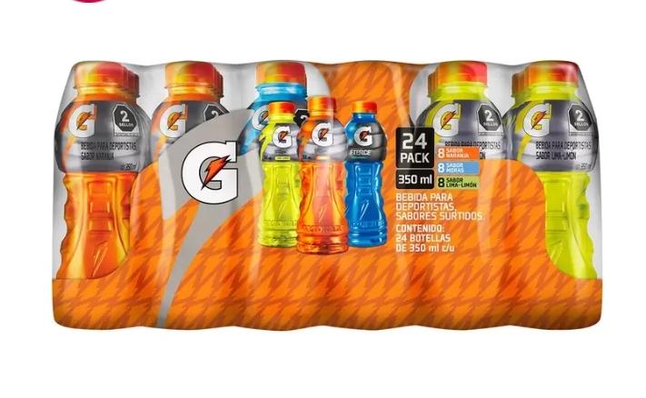 Gatorade paquete surtido de 24 botellas de 350 ml cada una