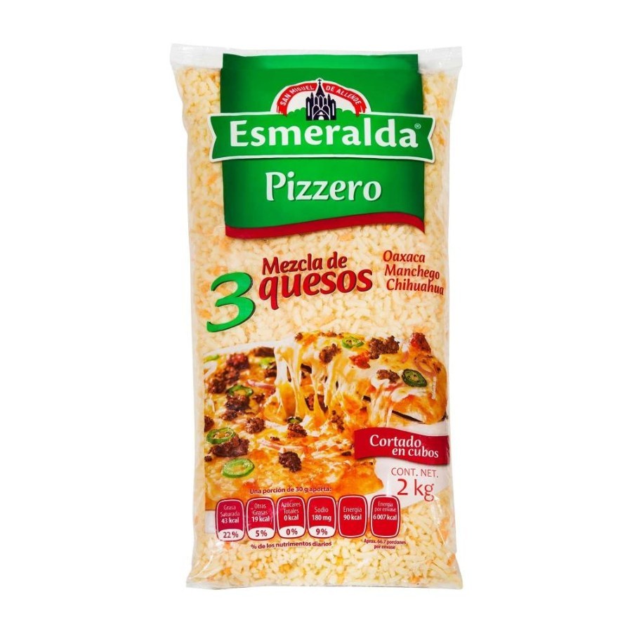 Queso para pizza mezclado 2 kg
