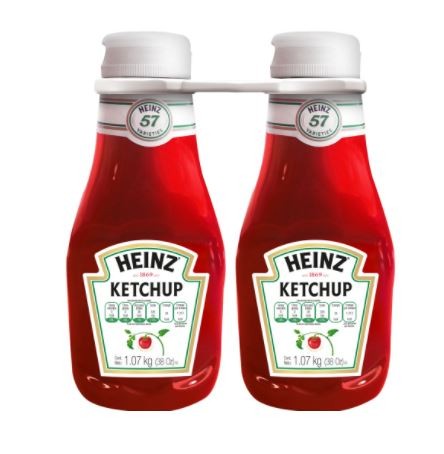 Salsa Catsup Heinz 2 botes de 1.07kg
