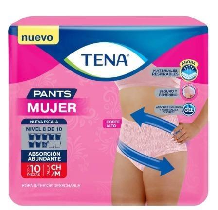 Ropa interior desechable Tena para mujeres paquete de 10 piezas