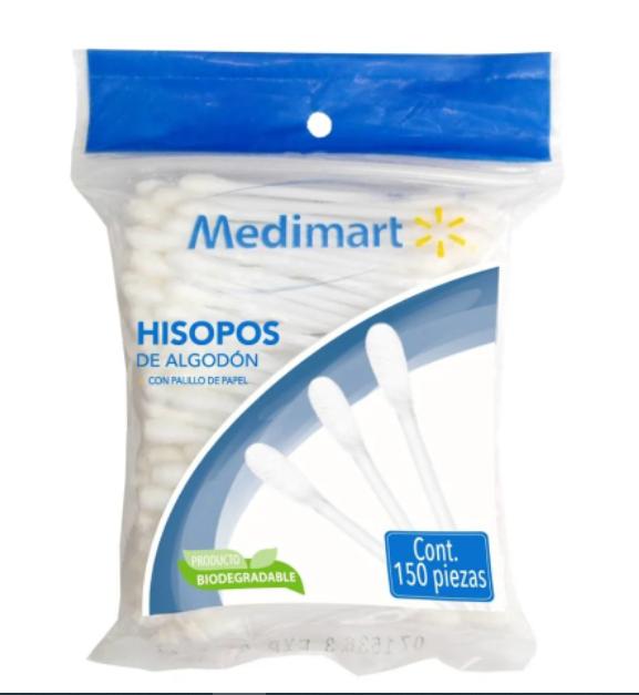 Hisopos de algodón desechables paquete de 150 piezas