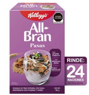 All-bran pasas Cereal 980 g