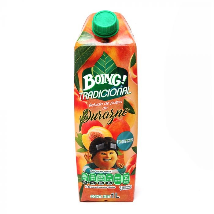 Jugo de durazno Boing 1 litro
