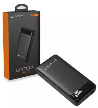 Powerbank 20000 mAh, 2 puertos USB y 1 USB C