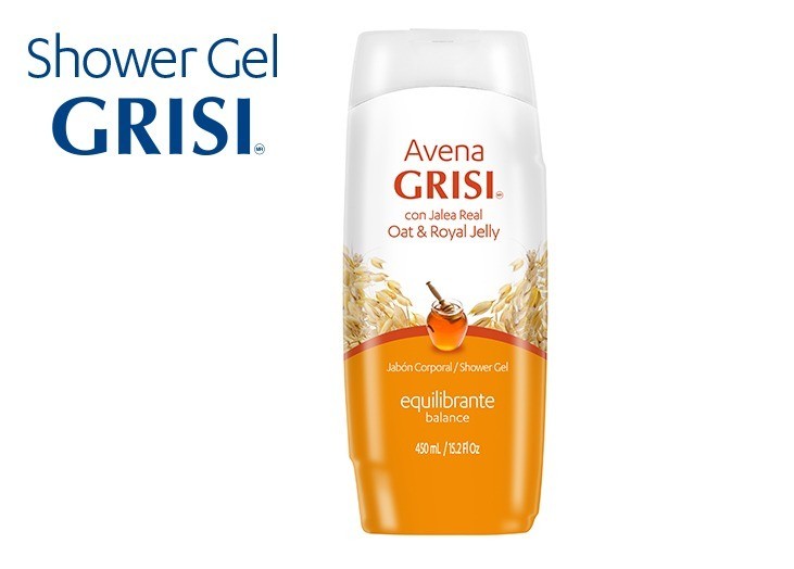 Gel de baño Grisi de avena y jalea real 450 ml