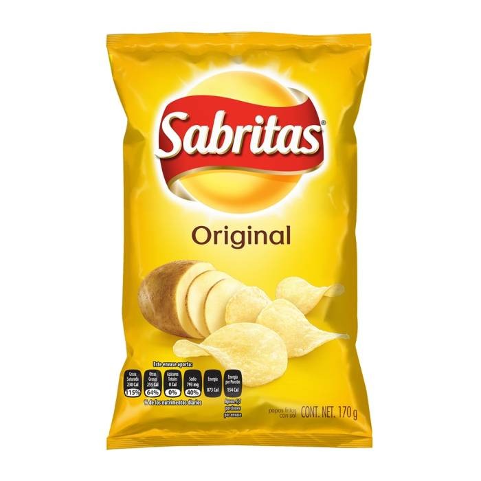 Sabritas amarillas 160gr