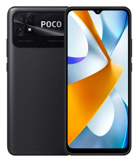 Teléfono inteligente Xiaomi Pocophone Poco C40 Dual SIM 64 GB negro 4 GB RAM