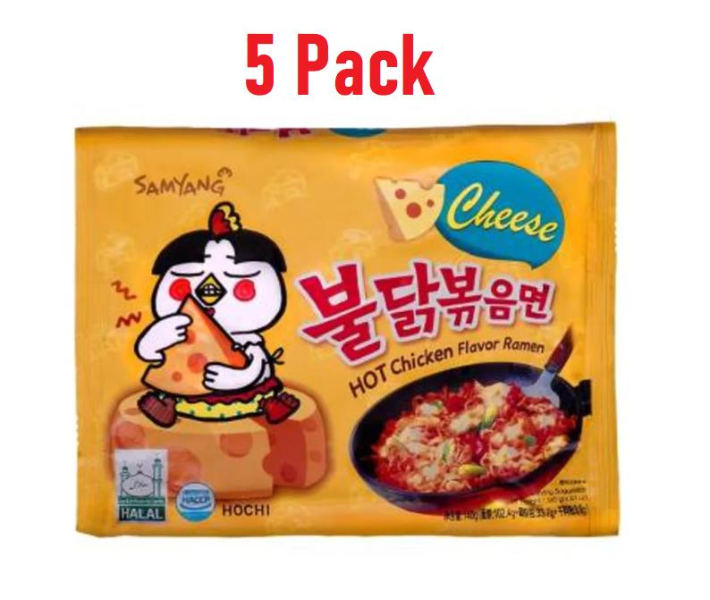 Buldak Hot Chicken con queso Samyang Ramyon sopa instantanea 140g