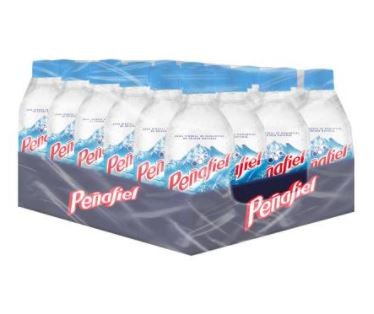 Agua mineral con gas paquete de 24 botellas de 296 ml cada una