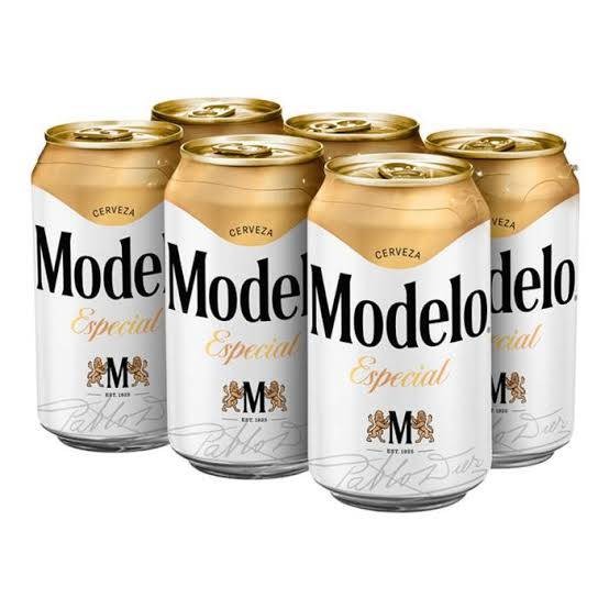 Modelo especial Six pack, latas de 355mL
