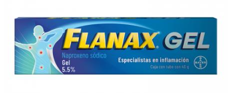 Gel analgésico antiinflamatorio Flanax 40 g