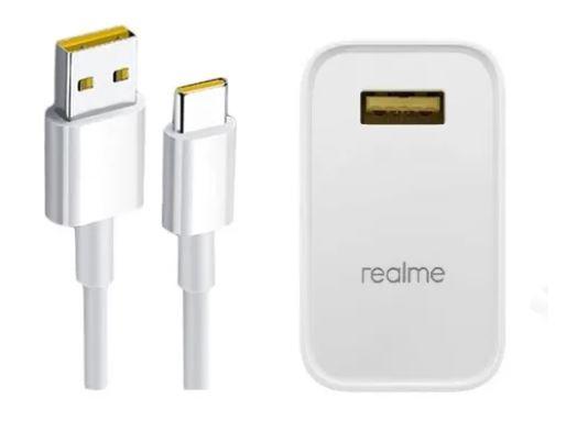 Cargador Realme de 30 W + cable tipo C