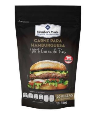 HAMBURGUESA DE CARNE 16 UNIDADES DE 150G CADA UNO