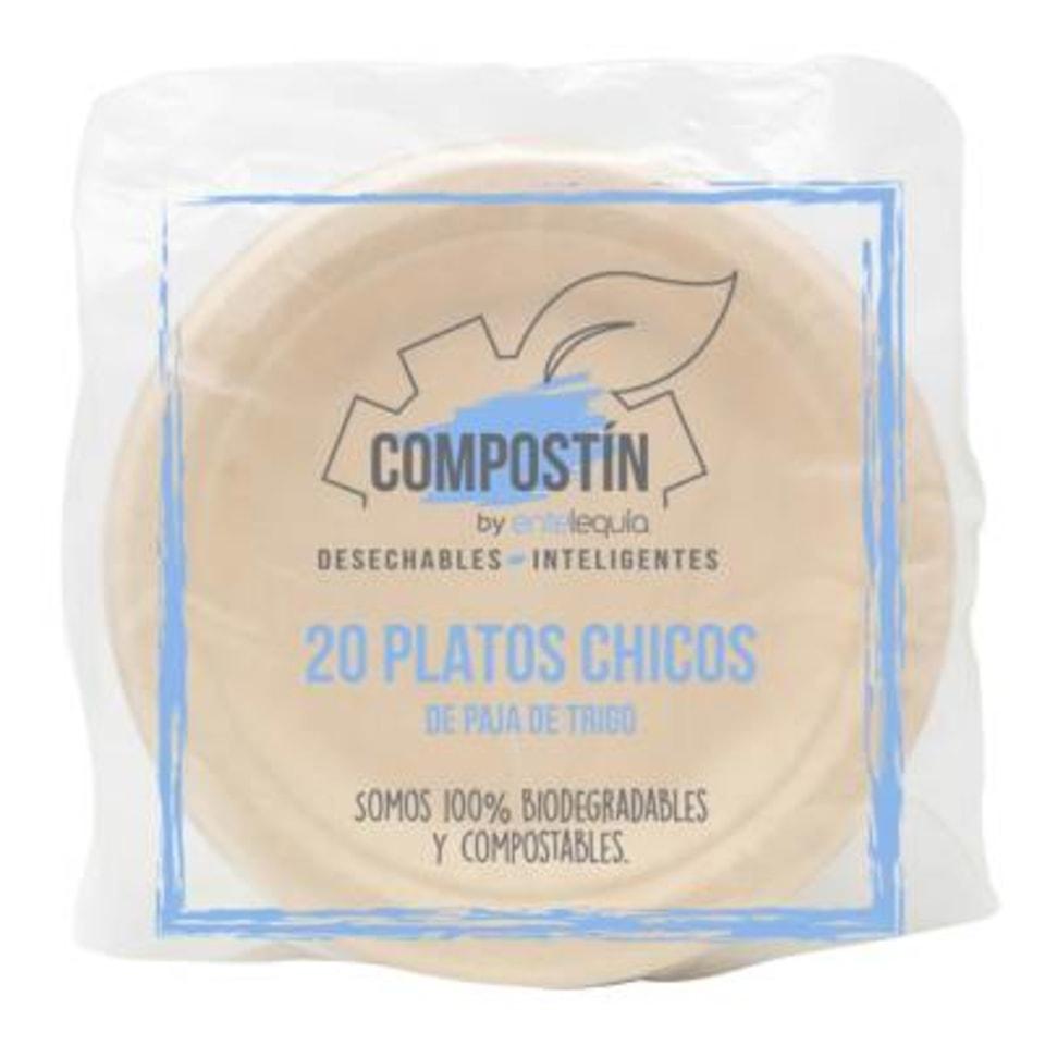 Plato desechable de papel para arroz de 160 mm de diámetro 20 piezas