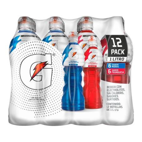 Gatorade paquete surtido de 12 botellas de 1 litro cada una