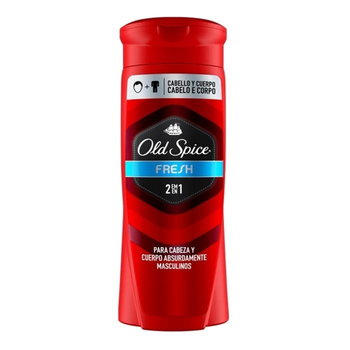 Champú Old Spice Fresh para cabello y cuerpo 400 ml