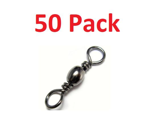 Pack de 50 - Giradores para pesca 2 cm de largo