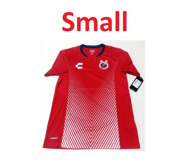 Camiseta roja, jersey talla pequeña, de recuerdo (equipo de fútbol local).