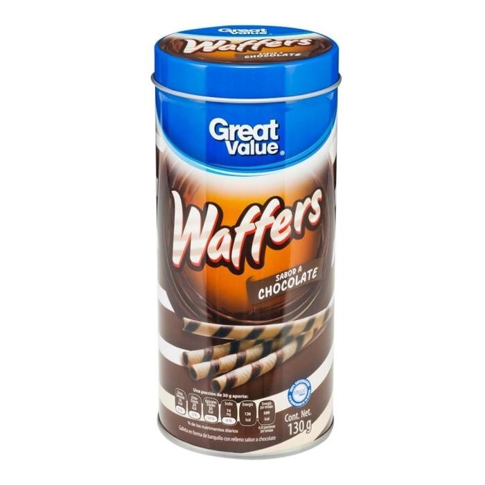 Galletas wafers sabor chocolate 130 g