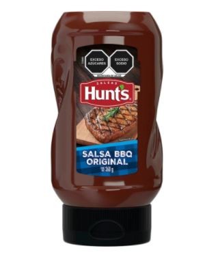 Salsa BBQ Hunts original de 360Gr