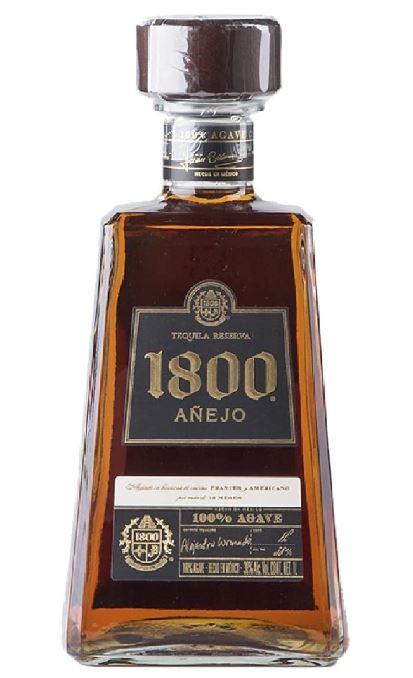 Tequila añejo 1800 1.75 litros