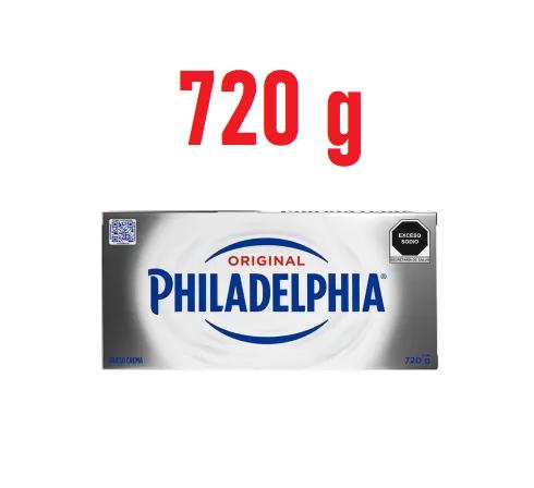 Queso crema Philadelphia 720 g paquete de 4 piezas de 180 g cada una