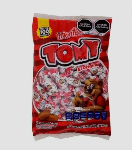 Dulces Tomy , 100 piezas, 470 g