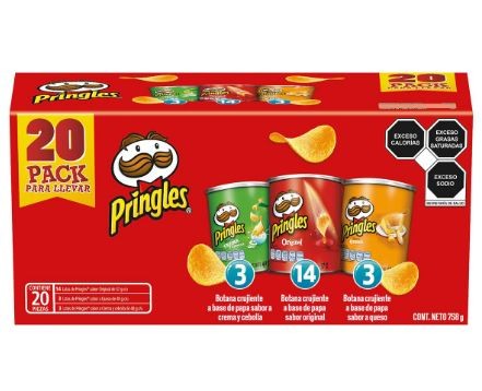 Mini Pringles Pack- 20 piezas