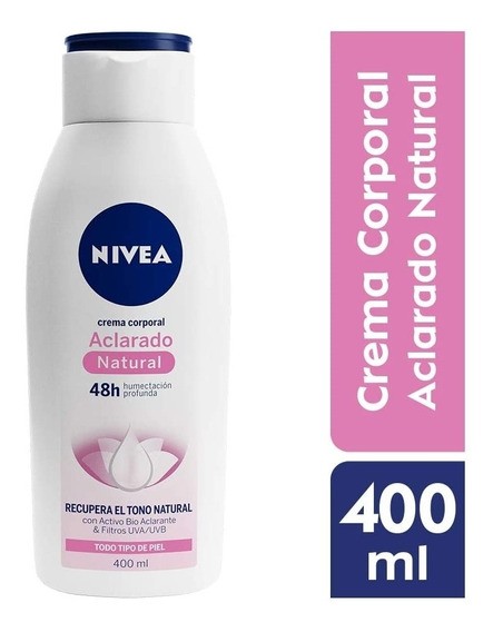 Crema corporal aclarante Nivea 400 ml