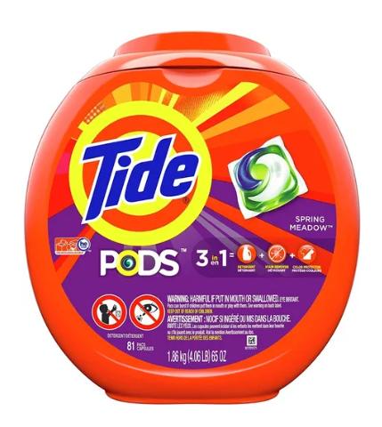Tide PODS capsulas de detergenta 81 piezas