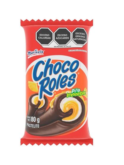 Pastelillos rellenos de crema sabor piña Chocoroles 67 g